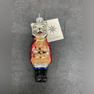 Christopher Radko Puss M Boots Ornament
